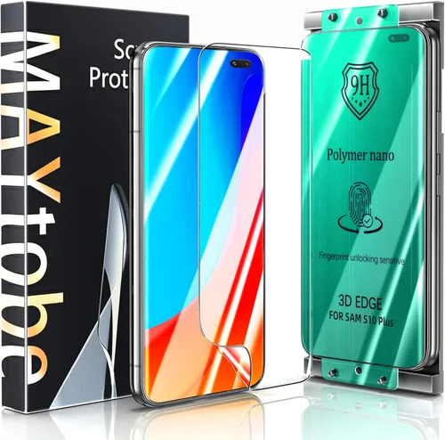 Miniatura 8 de MAYtobe Paquete de 2 protectores de pantalla diseñados para Samsung Galaxy A53 5G, vidrio templado, antiarañazos, sin burbujas, fácil de instalar
