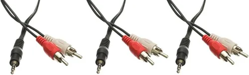 Miniatura 11 de Cable de audio estéreo macho a doble RCA macho (derecho e izquierdo), 6 pies - Paquete de 3