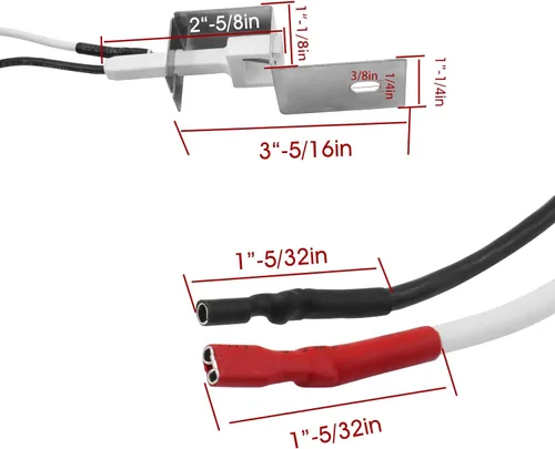 Miniatura 4 de MENSI Kit de encendido de botón de presión Piezo para parrilla, reemplazo de encendedor para Weber 80462 Q100 Q200, para nuevas piezas de parrilla