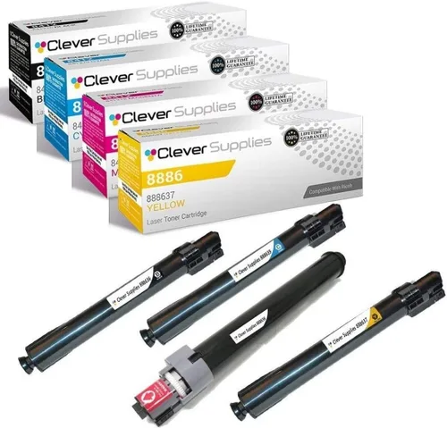 Miniatura 150 de CS - Cartucho de tóner compatible para Ricoh C220 406046 Color negro láser Aficio SP C220 Aficio SP C220A Aficio SP C220DN Aficio SP C220N Aficio SP