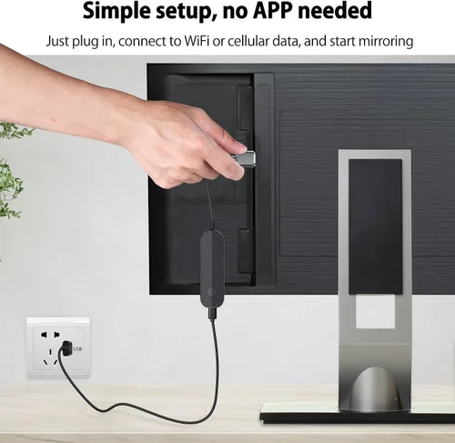 Miniatura 7 de Adaptador de pantalla HDMI inalámbrico 4K 1080P, transmisión WiFi de películas y programas, receptor para iPhone, iPad, Android, tableta, laptop