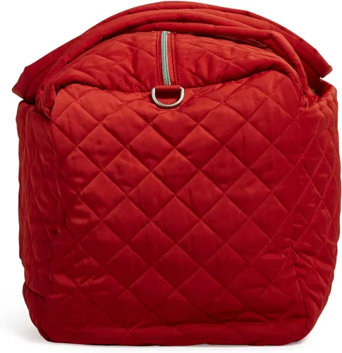 Miniatura 2 de Vera Bradley Bolsa de viaje grande de sarga de rendimiento para mujer, Rojo cardenal