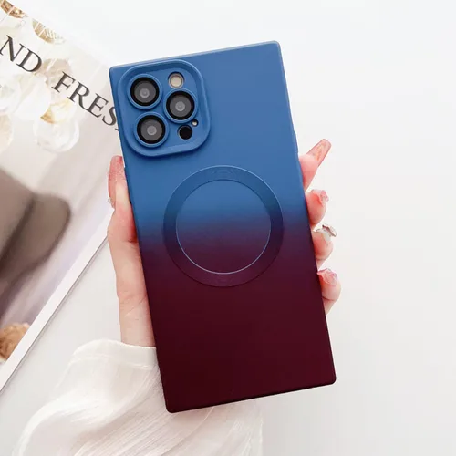 Funda para iPhone 14 Pro, compatible con MagSafe, protector completo de lente de cámara, funda multicolor de lujo para mujeres y niñas, suave ajuste