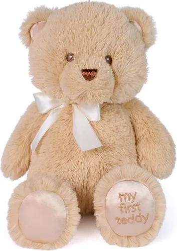 GUND Baby My First Teddy Bear - Peluche de animal ultra suave para bebés y recién nacidos, color bronceado, 10 pulgadas