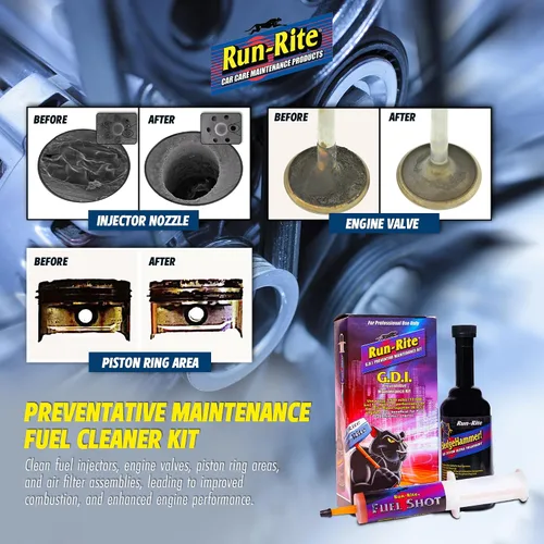 Miniatura 4 de G.D.I Limpiador de sistema de combustible de mantenimiento preventivo para motores de gasolina, aditivo de combustible resistente, limpiador de gas