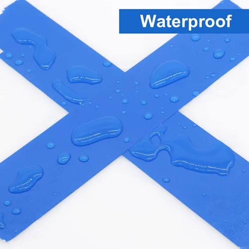 Miniatura 6 de JIALAI HOME 2 Pack Cinta Adhesiva Azul, Gruesa de 9 Mil, 2 Pulgadas x 30 Yardas, Fuerza Industrial Fuerte, Flexible, Sin Residue, Impermeable