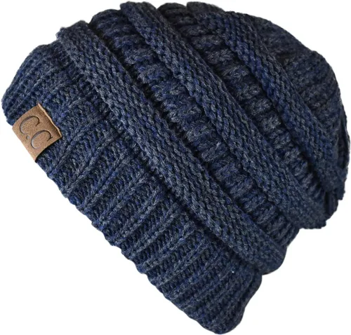 Miniatura 588 de C.C Trendy Warm Chunky Soft Stretch Cable Knit Beanie