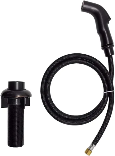 Reemplazo del rociador de fregadero de cocina, rociador lateral para fregadero de cocina, cabezal rociador de fregadero con manguera y soporte,