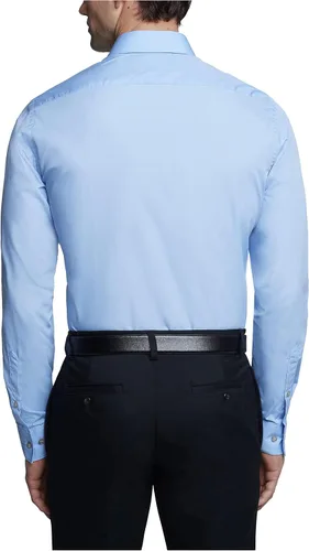 Miniatura 2 de Van Heusen - Camisa de popelina para hombre, color sólido, ajustado