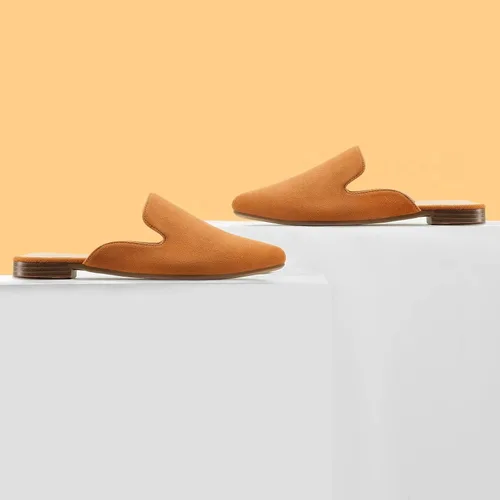 Miniatura 6 de MUSSHOE - Zuecos para mujer, planos, cómodos y puntiagudos