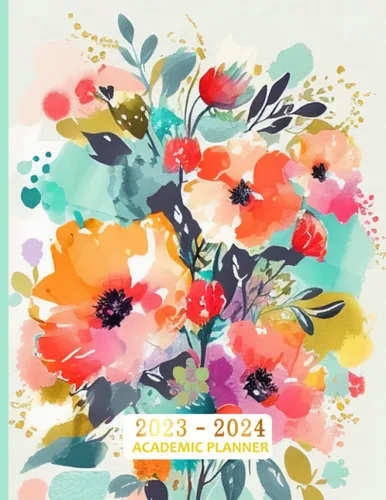 2023-2024 Academic Planner Weekly & Monthly Planner July 2023 to June 2024 for Women with Holidays, 12 Months Calendar Schedule Organizer Agenda for
