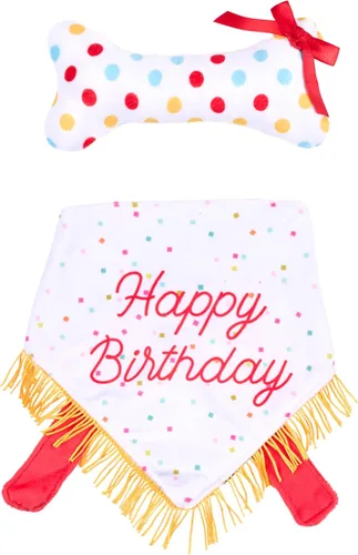 Miniatura 13 de ZippyPaws Caja de cumpleaños – Juguetes chirriantes para mantenerlos ocupados, peluche divertido de comida para perros pequeños, medianos y grandes