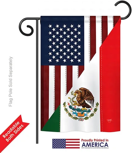 Miniatura 7 de Juego de banderas de la amistad de Estados Unidos y México, juego de banderas regionales de Estados Unidos, alianza mundial, país, área particular