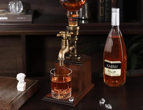Miniatura 3 de Dispensador de bebidas para fiestas, accesorios de bar, regalos para amantes del vino, whisky, hombre, decoración de cuevas para marido, papá
