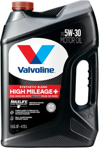 Miniatura 30 de Valvoline - Aceite de motor de mezcla sintética SAE 10W-40 de alto millaje, con MaxLife Technology, 5 cuartos de galón