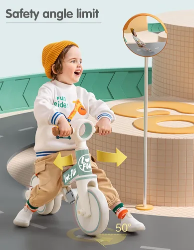 Miniatura 3 de LOL-FUN Triciclo para niños de 1 a 3 años, niños y niñas, juguete, bicicleta de equilibrio 4 en 1 para niños de 1 y 2 años, bicicleta para niños