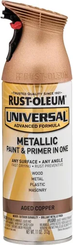 Miniatura 8 de Rust-Oleum 249132 Pintura en aerosol metálica universal para todas las superficies, 11 onzas líquidas, cobre envejecido