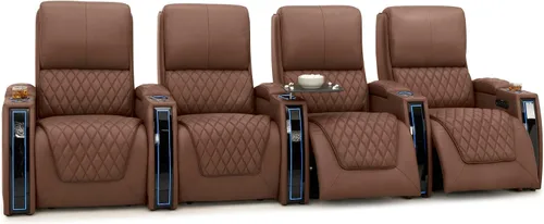 Miniatura 99 de Seatcraft Apex Zero-Gravity CoolZero - Asiento de cine en casa de cuero italiano, reposacabezas eléctrico, lumbar eléctrico, reclinable eléctrico