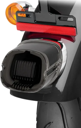 Miniatura 5 de Luz LED estroboscópica de freno y cola, señales de giro traseras, luz trasera ahumada compatible con Harley Dyna Sportster Road King Electra Glide