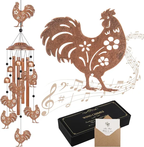 Miniatura 13 de YHmall Campanillas de viento cardenales para exteriores, regalos cardenales para mujeres, tonos relajantes, campanillas de viento conmemorativas