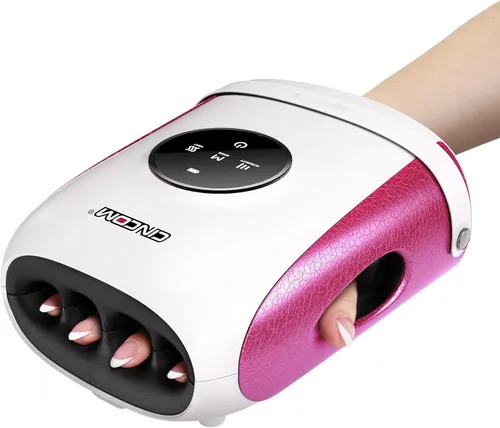 Miniatura 10 de CINCOM Masajeador de manos con calor y compresión, máquina de masaje de dedos y palma para aliviar el dolor, artritis y mejorar la circulación, Negro