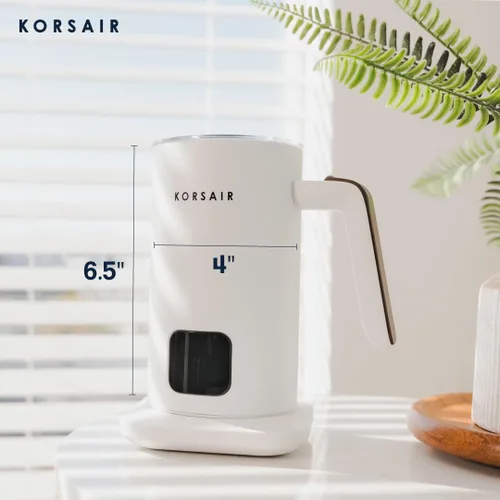 Miniatura 4 de KORSAIR Espumador de leche eléctrico 4 en 1 para espuma fría y caliente Vaporizador de leche automático y máquina calentadora para latte