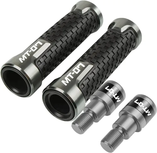 Miniatura 6 de Para Yamaha MT07 MT 07 MT-07 2014-2021 Agarraderas de manillar de motocicleta CNC PVC Manillar Bar Goma Gel Grips 2020 2019 2018 2017 2016
