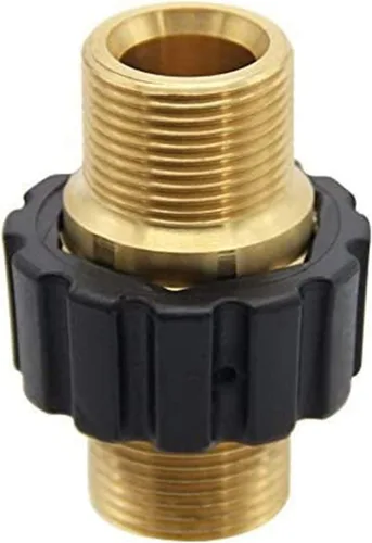 Twinkle Star - Conector rápido de manguera de lavado a presión, conector de rosca métrica macho M22, TWIS375