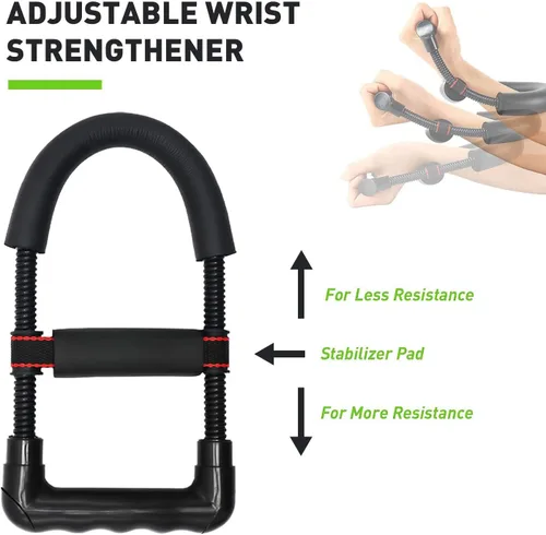 Miniatura 8 de Kit de entrenamiento fortalecedor de agarre de mano (10 piezas) entrenador de fuerza de agarre de manos, agarre de antebrazo, ejercitador de dedos