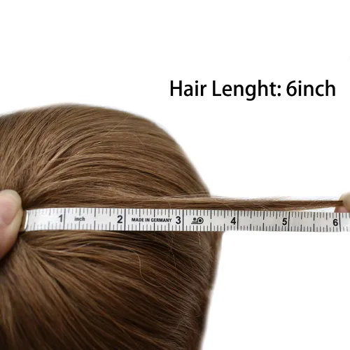 Miniatura 145 de Toupee para hombres Piezas de cabello humano real Encaje suizo para hombres Toupee unidades de cabello humano europeo para hombres Hairpieces