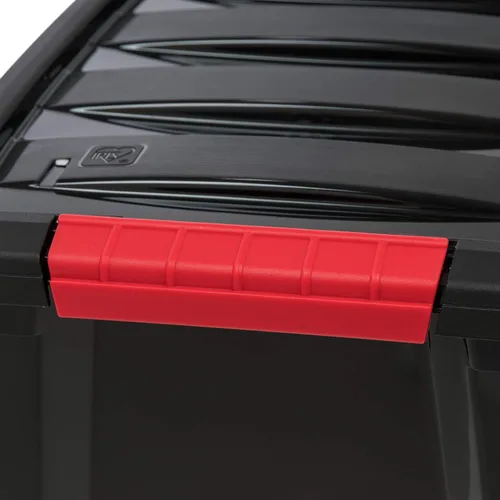 Miniatura 5 de IRIS USA - Caja de almacenamiento de plástico de 13 cuartos de galón con tapa y pestillos – Paquete de 6 – sin BPA, solución de organización