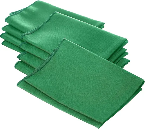 Miniatura 67 de LA Linen Paquete de 10 servilletas de popelina de poli, servilletas de tela suave, servilletas lavables y reutilizables, servilletas de mesa