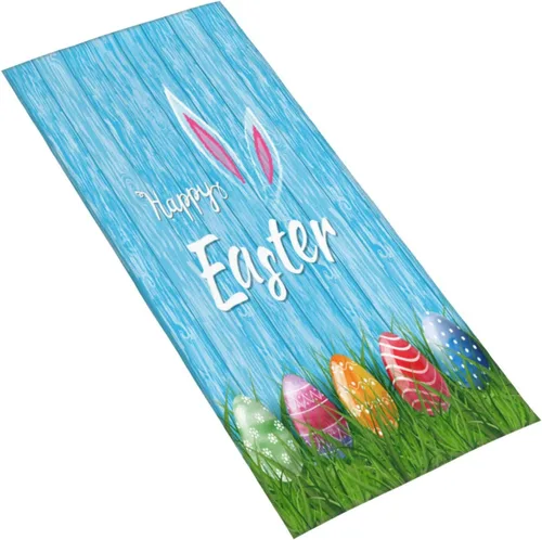 Miniatura 2 de Divertidos toallas de mano suaves de conejo de Pascua, toalla de baño, decorativa, multiusos para yoga, baño, hotel, gimnasio, 12 x 27.5 pulgadas