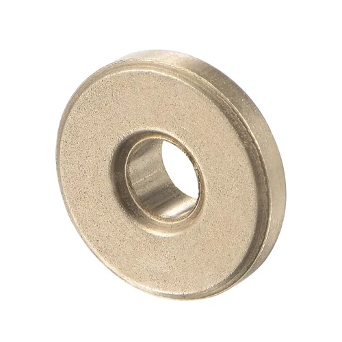 Miniatura 5 de uxcell Flange Sleeve Bearings 4mm Bore 8mm OD 4mm Length 12mm Flange Dia 2mm Flange Thickness Sintered Bronze Self-Lubricating Bushing 4pcs