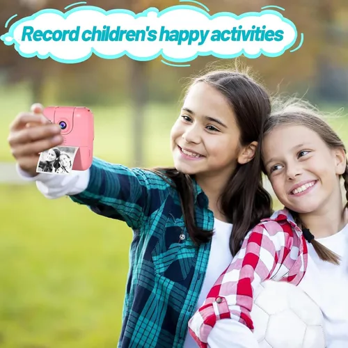Miniatura 2 de 9 rollos de papel de repuesto para cámara instantánea para niños, impresión fotográfica, rollos de papel térmico de impresión instantánea para Blanco
