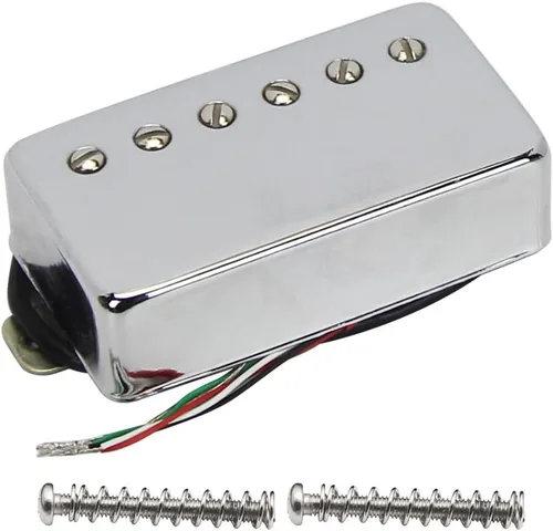 Miniatura 7 de FLEOR Juego de pastillas de guitarra Humbucker cerámica para cuello + puente de guitarra negra compatible con guitarra eléctrica estilo LP Juego
