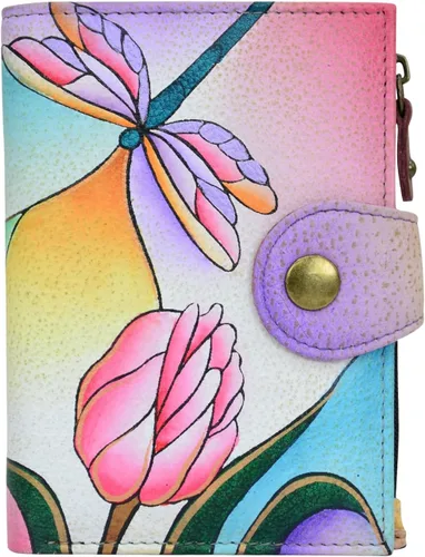 Miniatura 19 de Anna by Anuschka Cartera de mujer pintada a mano de cuero genuino para mujer