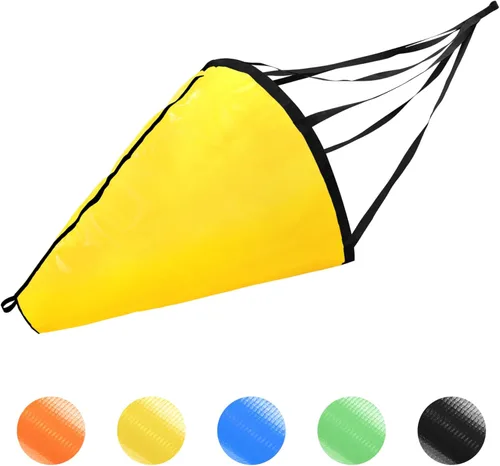 Miniatura 11 de BLUEWING Sea Anchor - Calcetines de pesca para barco de pesca 840D, nailon 32, 42, 53, 62, 72, 84 pulgadas, paracaídas, anclaje de deriva para barco