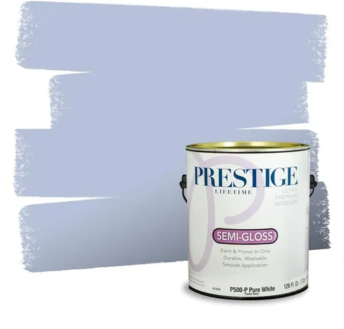 Miniatura 384 de Pintura Exterior + imprimación PRESTIGE, todo-en-uno, 1 galón, acabado mate, color comparable al Valspar* Royal Gray* VS151-Gris real