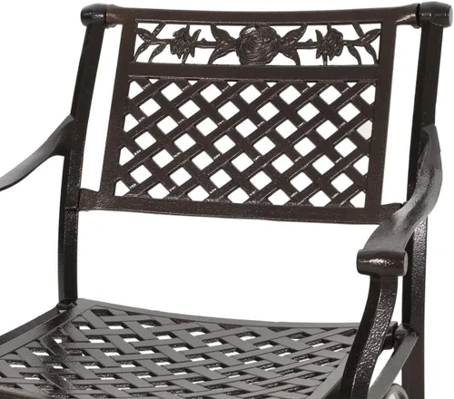 Miniatura 5 de Christopher Knight Home 300057 Puerta Outdoor - Juego de 4 piezas de mimbre marrón claro, gris cerámica