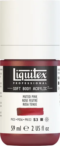 Miniatura 136 de Liquitex Professional Soft Body - Pintura acrílica, botella de 2 onzas (59 ml), blanco titanio Titanio Blanco