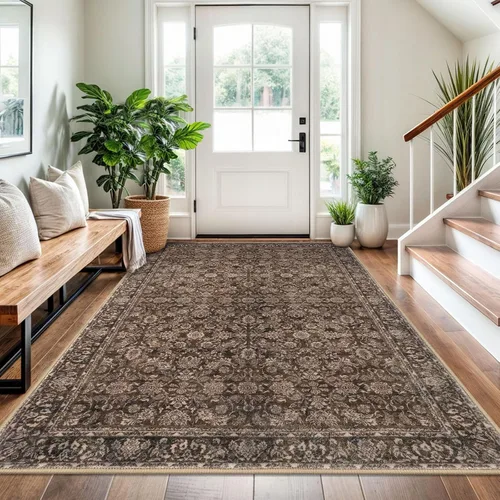Miniatura 22 de SIILOOM Alfombra antideslizante de pasillo moderna de 2 x 5, súper suave, para pasillos, decoración para cocina, alfombras para pasillos sin 2-Verde