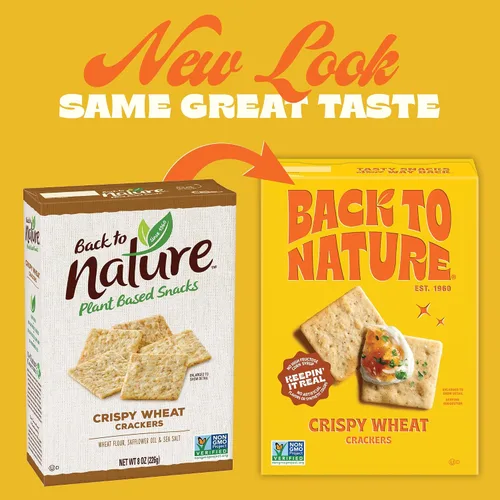 Miniatura 7 de Back To Nature, Galletas crujientes de trigo, 6.5 onzas