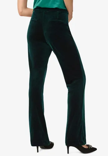 Miniatura 3 de Ellos Pantalones anchos de terciopelo de talla grande para mujer