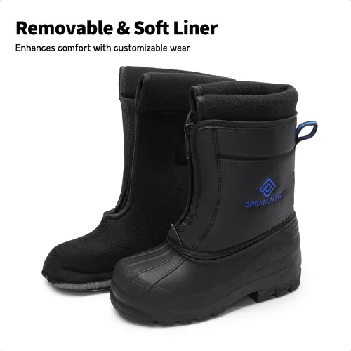 Miniatura 2 de DREAM PAIRS Boys Girls Waterproof Winter Snow Boots
