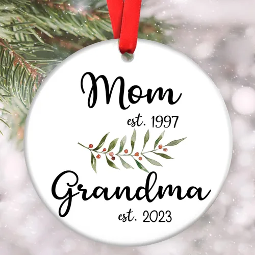 Miniatura 12 de Adornos familiares personalizados, adorno de Navidad familiar, decoración del hogar de Navidad, regalos de Navidad para la familia, adornos de árbol