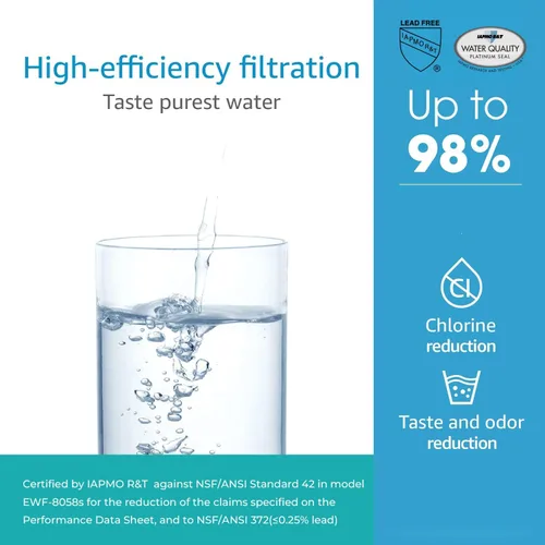 Miniatura 3 de AQUA CREST AP517 Filtro de agua para debajo del fregadero, repuesto para Aqua-Pure® AP517, AP51711, AP510, AP517EA, certificado NSF/ANSI 42, 2000