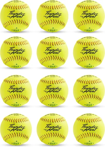 Miniatura 2 de Dudley Slowpitch Softballs Official USASB & USSSA Multiple 12 Count Options