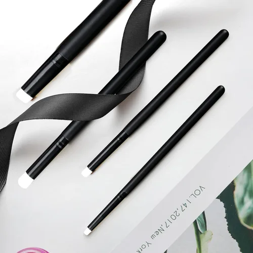 Miniatura 5 de UNIMEIX Mini pinceles de mezcla para hacer tarjetas, juego de pintura en miniatura seca para fondo, pinceles de pintura para mezclar pequeños