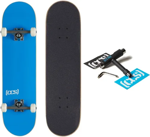 Miniatura 8 de [CCS] Patineta completa Madera de arce Grado profesional Totalmente montado con herramienta de patinaje y calcomanías Adultos, niños